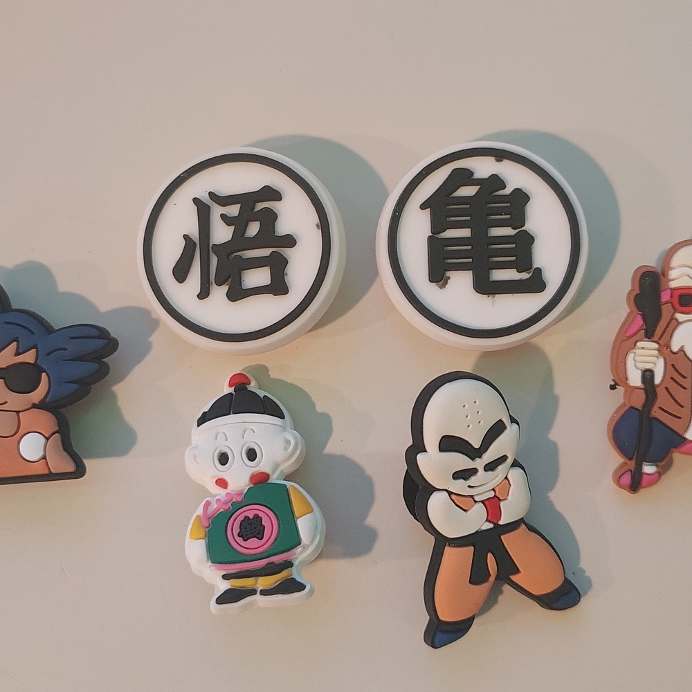Dragon Ball Z Cartoon Character Shoe Charms 6 Pk